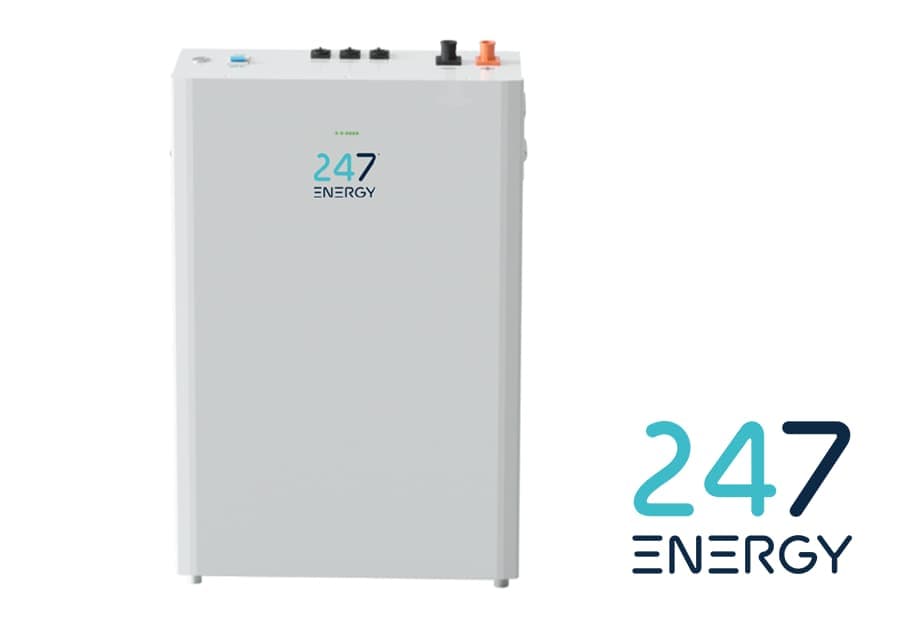 247 Energy RES 10 kWh solid-state supercapacitor wall-mounted energy storage unit